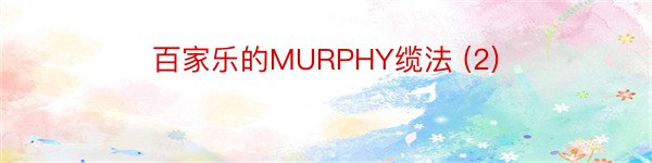 百家乐的MURPHY缆法 (2)